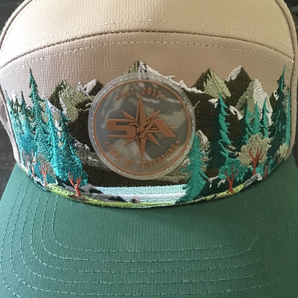 SA Soul of Adventure Hiking Outdoors NatureLovers Baseball Cap Adjustable NEW - Picture 2 of 8